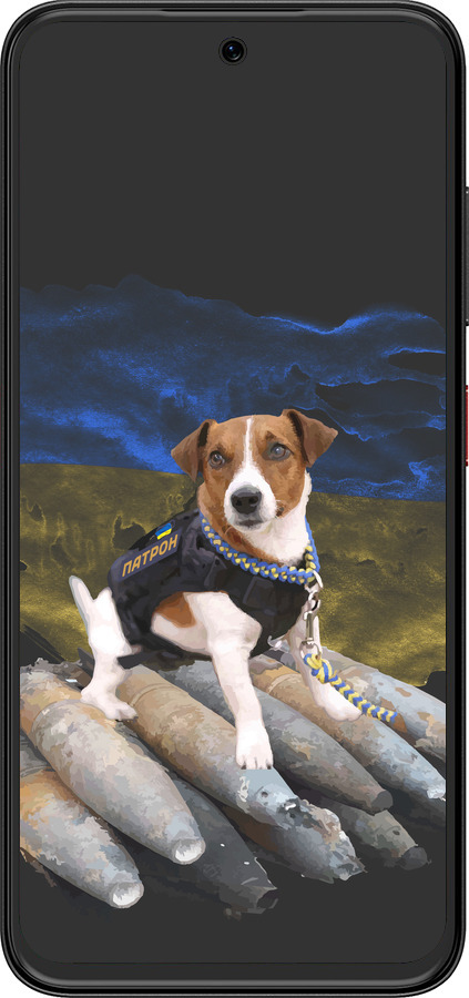 Силиконовый чехол Патрон для ZTE Nubia V70 Design - 5320u-4084 изображение 