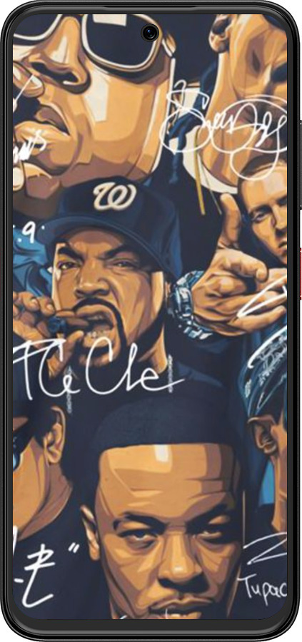 Силиконовый чехол № 5338 для ZTE Nubia V70 Design - 5338u-4084 изображение 