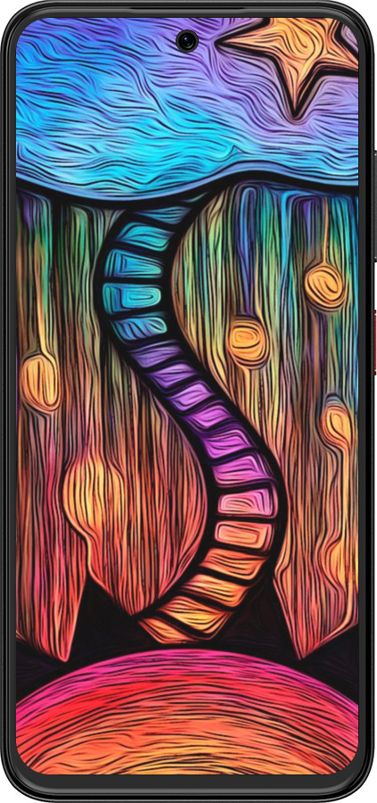 Силиконовый чехол № 5390 для ZTE Nubia V70 Design - 5390u-4084 изображение 