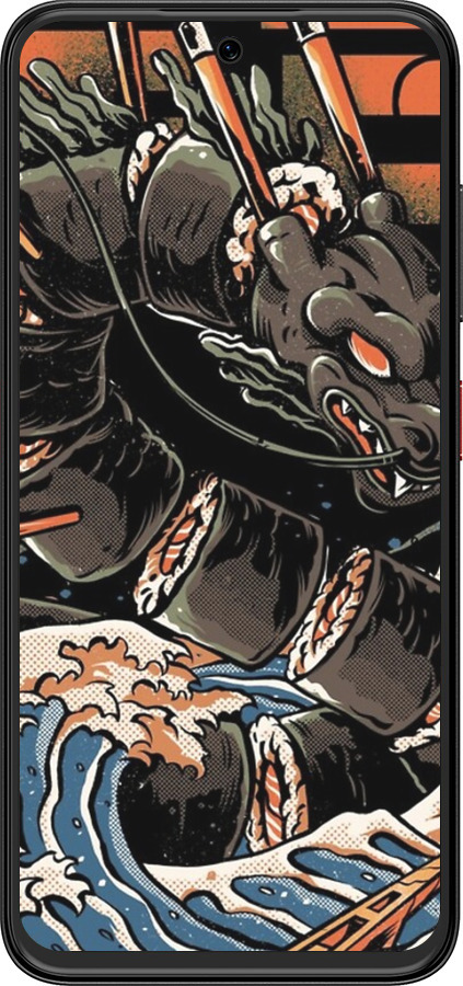 Силиконовый чехол № 5402 для ZTE Nubia V70 Design - 5402u-4084 изображение 