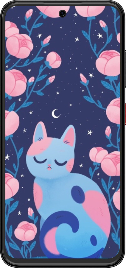 Силиконовый чехол № 5409 для ZTE Nubia V70 Design - 5409u-4084 изображение 