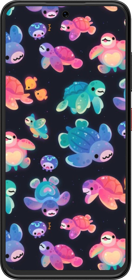 Силиконовый чехол № 5411 для ZTE Nubia V70 Design - 5411u-4084 изображение 