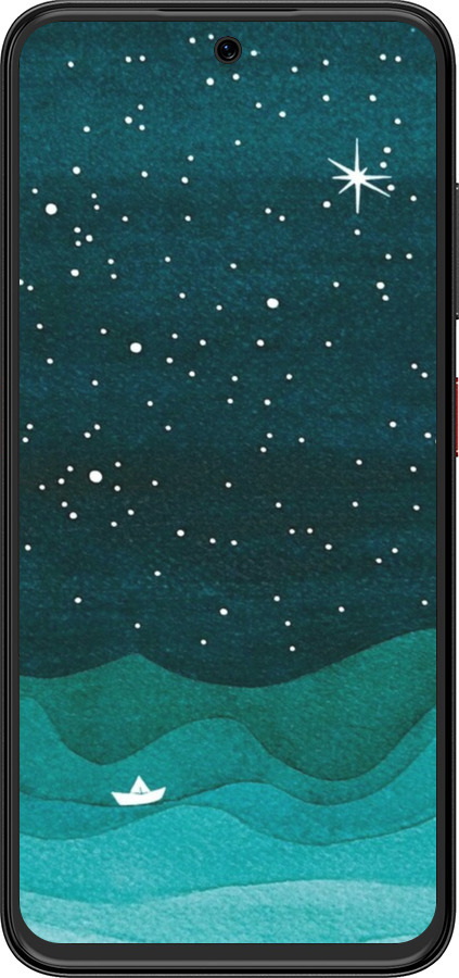 Силіконовий чехол № 5412 для ZTE Nubia V70 Design - 5412u-4084 изображение 