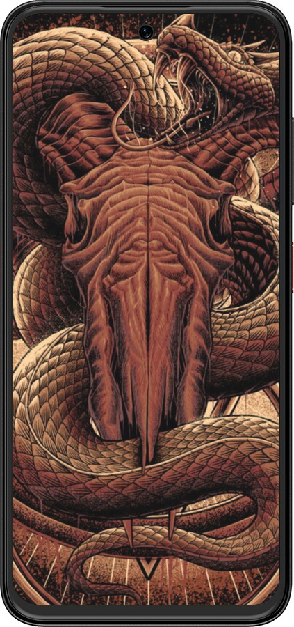 Силіконовий чехол № 5418 для ZTE Nubia V70 Design - 5418u-4084 изображение 