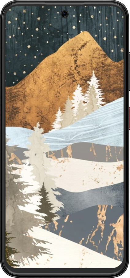 Силіконовий чехол № 5430 для ZTE Nubia V70 Design - 5430u-4084 изображение 