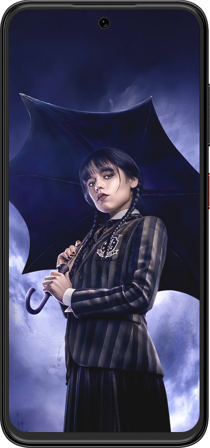 Силиконовый чехол Wednesday v2 для ZTE Nubia V70 Design - 5516u-4084 изображение 