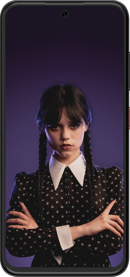 Силиконовый чехол Wednesday v3 для ZTE Nubia V70 Design - 5517u-4084 изображение 