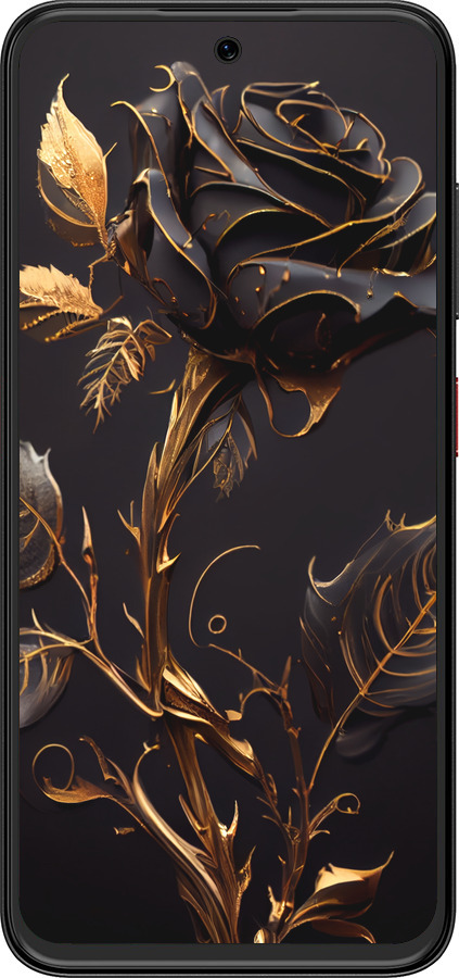 Силіконовий чехол Троянда 3 для ZTE Nubia V70 Design - 5552u-4084 изображение 