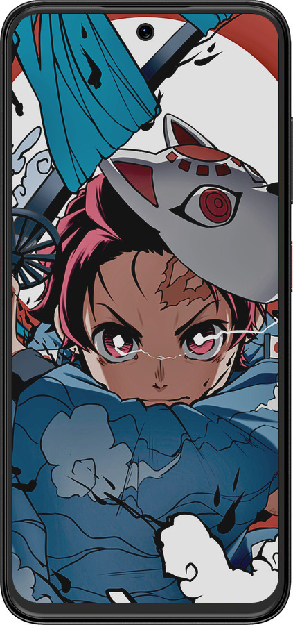 Силіконовий чехол Танджиро Камадо для ZTE Nubia V70 Design - 5574u-4084 изображение 