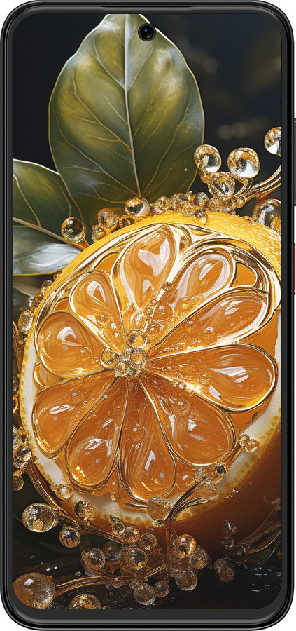 Силиконовый чехол Лимон для ZTE Nubia V70 Design - 5647u-4084 изображение 