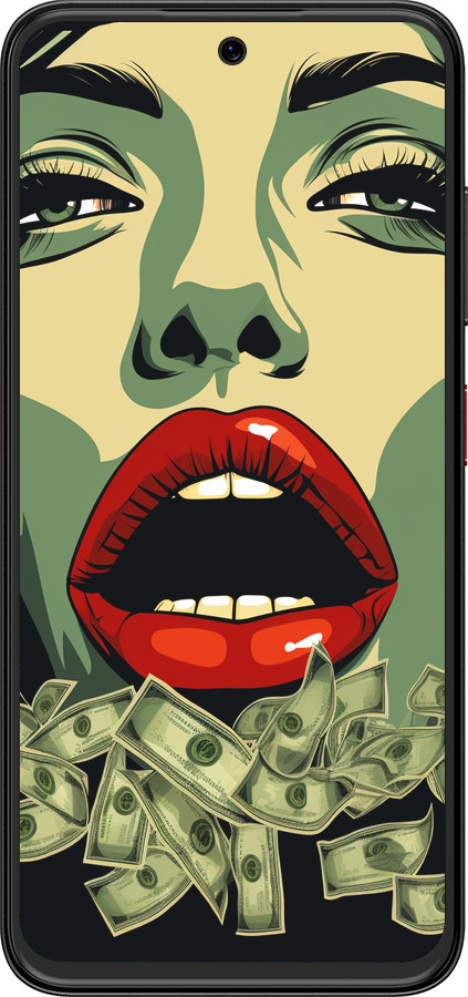 Силиконовый чехол Big money 2 для ZTE Nubia V70 Design - 5668u-4084 изображение 