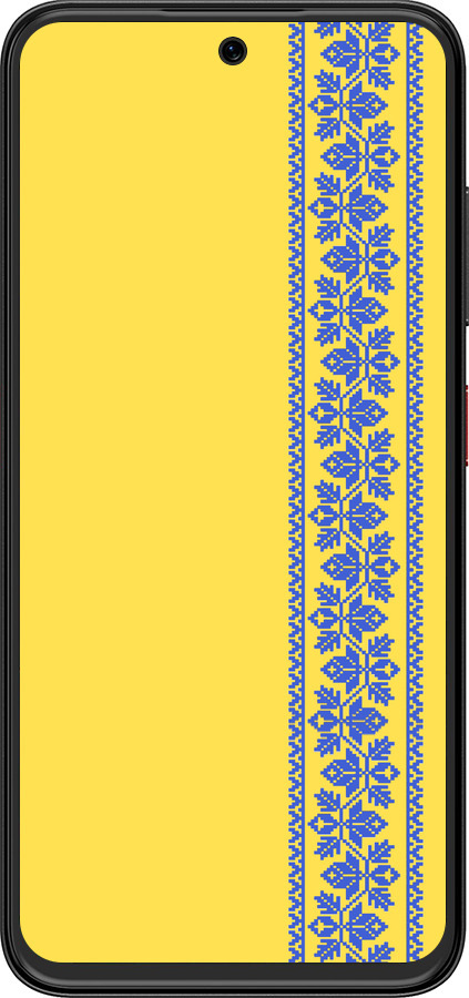 Силіконовий чехол Вишиванка 4 для ZTE Nubia V70 Design - 569u-4084 изображение 