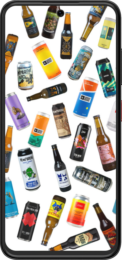 Силиконовый чехол Броварни UA для ZTE Nubia V70 Design - 5877u-4084 изображение 