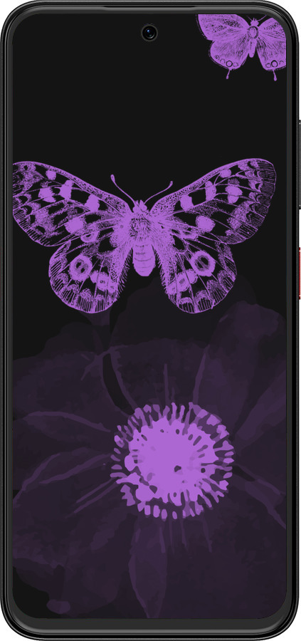 Силиконовый чехол Нежность для ZTE Nubia V70 Design - 5906u-4084 изображение 