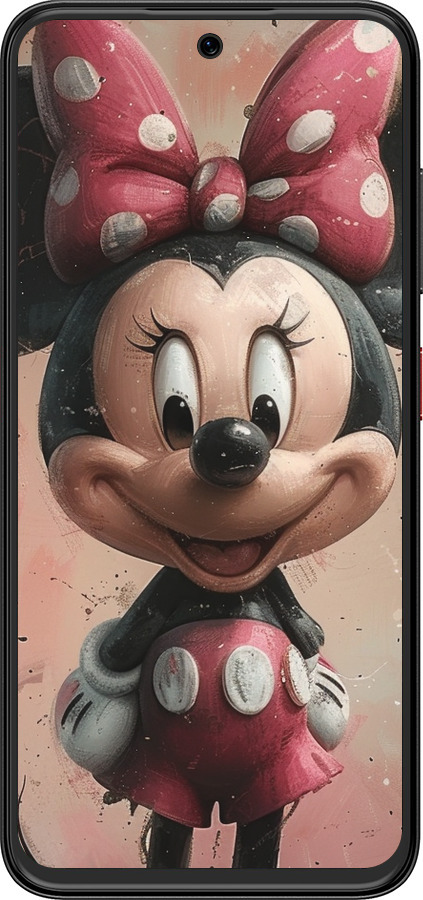 Силиконовый чехол Minnie Mouse для ZTE Nubia V70 Design - 6054u-4084 изображение 
