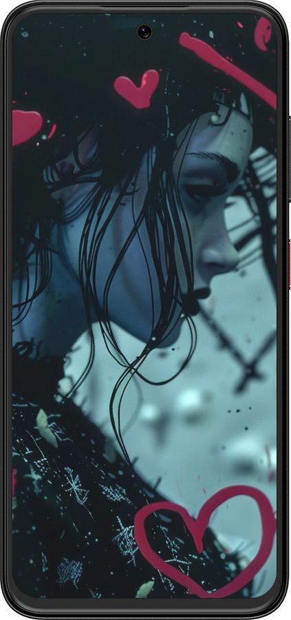 Силіконовий чехол XO Love v2 для ZTE Nubia V70 Design - 6057u-4084 изображение 