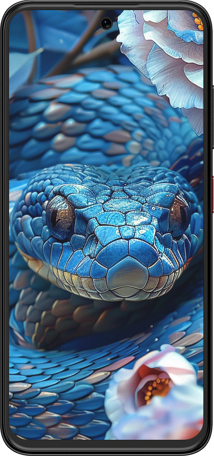 Силиконовый чехол Blue Snake для ZTE Nubia V70 Design - 6079u-4084 изображение 