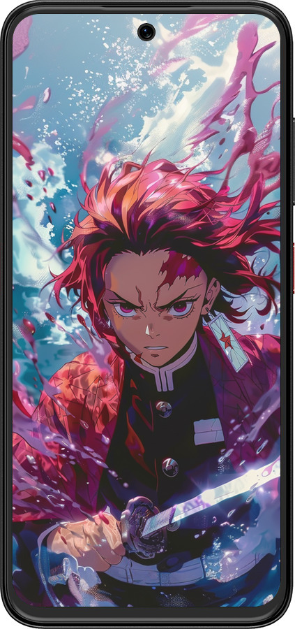 Силіконовий чехол Танджиро Камадо: Клинок, що розсікає демонів для ZTE Nubia V70 Design - 6111u-4084 изображение 