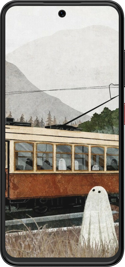 Силиконовый чехол Призрак 2 для ZTE Nubia V70 Design - 6247u-4084 изображение 