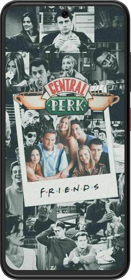 Силиконовый чехол Друзья для ZTE Nubia V70 Design - 6276u-4084 изображение 