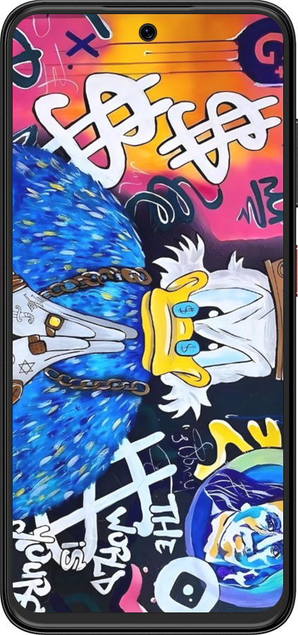 Силіконовий чехол Скрудж 2 для ZTE Nubia V70 Design - 6285u-4084 изображение 