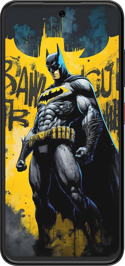 Силиконовый чехол Бетмен для ZTE Nubia V70 Design - 6290u-4084 изображение 