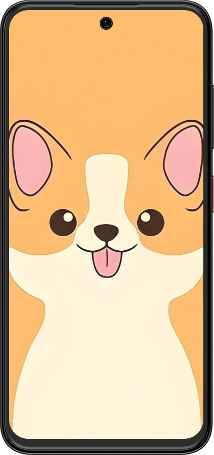 Силиконовый чехол Милый пес для ZTE Nubia V70 Design - 6296u-4084 изображение 