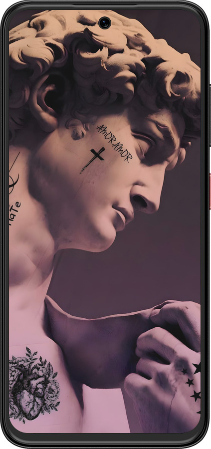 Силиконовый чехол Давид для ZTE Nubia V70 Design - 6302u-4084 изображение 