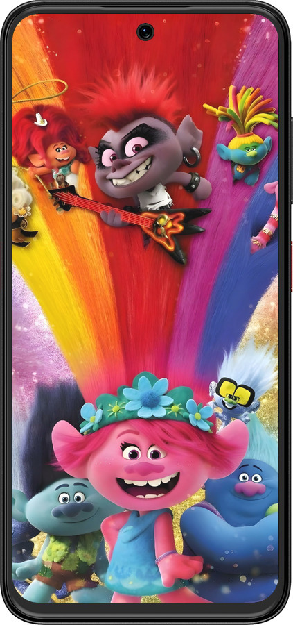 Силиконовый чехол Троли для ZTE Nubia V70 Design - 6343u-4084 изображение 