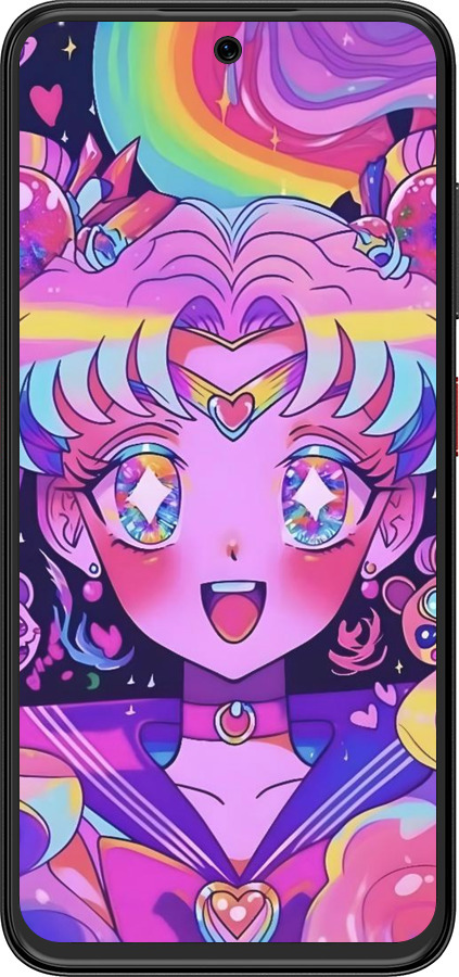 Силіконовий чехол Сейлор Мун 3 для ZTE Nubia V70 Design - 6352u-4084 изображение 