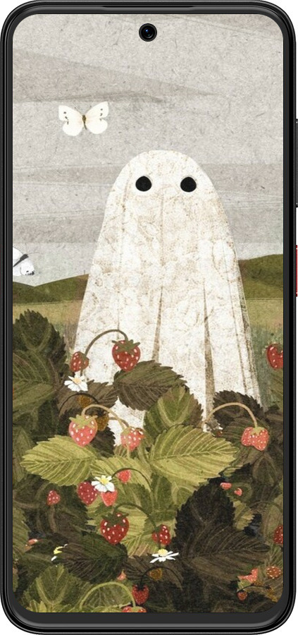 Силиконовый чехол Клубничные поля и привидения для ZTE Nubia V70 Design - 6426u-4084 изображение 