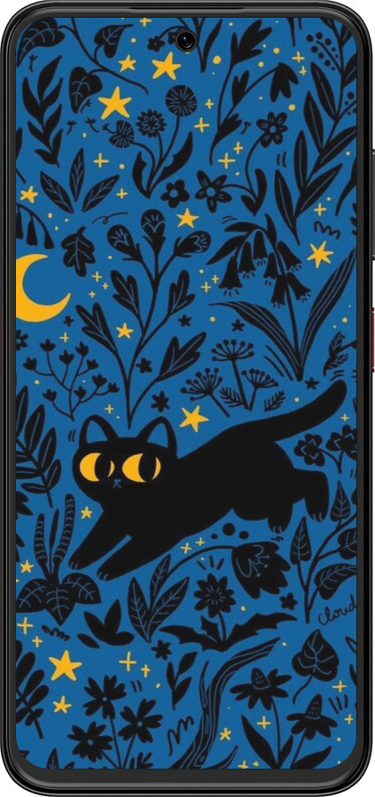 Силиконовый чехол Летняя ночь для ZTE Nubia V70 Design - 6472u-4084 изображение 