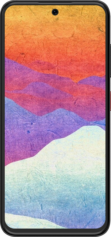 Силиконовый чехол Горный закат для ZTE Nubia V70 Design - 6479u-4084 изображение 