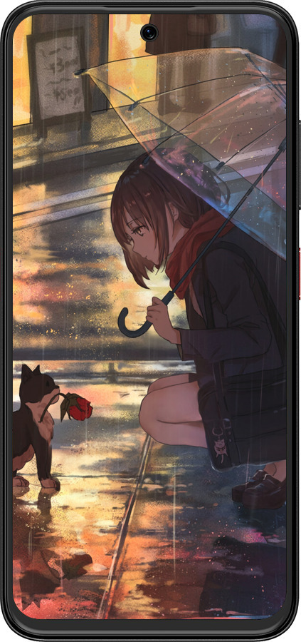 Силиконовый чехол Anime для ZTE Nubia V70 Design - 6609u-4084 изображение 