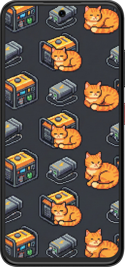 Силиконовый чехол Autonomous Zone для ZTE Nubia V70 Design - 6771u-4084 изображение 