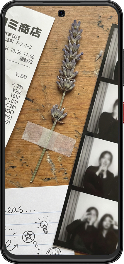 Силиконовый чехол Aesthetic Scrapbook Collage для ZTE Nubia V70 Design - 6773u-4084 изображение 