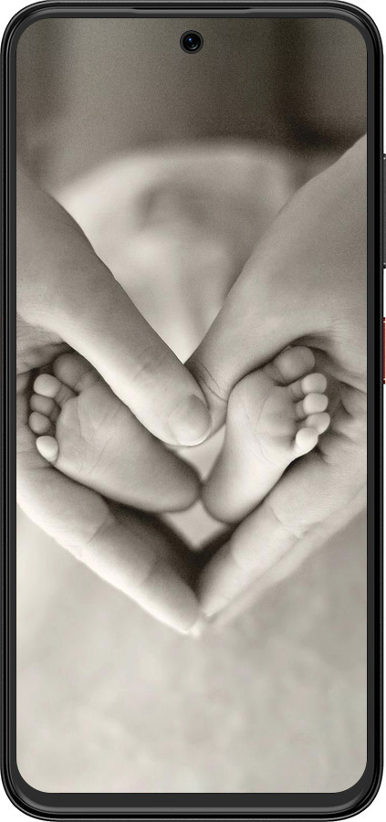 Силиконовый чехол Любовь для ZTE Nubia V70 Design - 699u-4084 изображение 