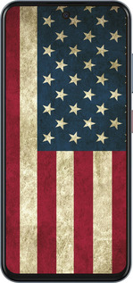 Силіконовий чехол Прапор США для ZTE Nubia V70 - 395u-4083 изображение 