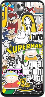 Силиконовый чехол Popular logos для ZTE Nubia V70 - 4023u-4083 изображение 