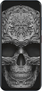 Силиконовый чехол skull-ornament для ZTE Nubia V70 - 4101u-4083 изображение 