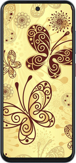 Силиконовый чехол Красивые бабочки для ZTE Nubia V70 - 4170u-4083 изображение 