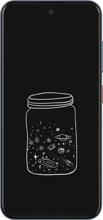 Силиконовый чехол Космос в банке для ZTE Nubia V70 - 4297u-4083 изображение 