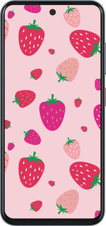 Силіконовий чехол Полунички для ZTE Nubia V70 - 4332u-4083 изображение 