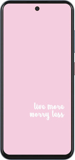 Силиконовый чехол Живи больше для ZTE Nubia V70 - 4347u-4083 изображение 