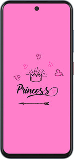 Силіконовий чехол Princess для ZTE Nubia V70 - 4361u-4083 изображение 