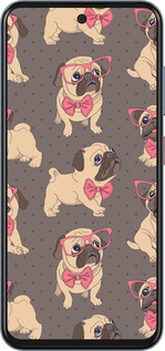 Силіконовий чехол мопсики 2 для ZTE Nubia V70 - 4362u-4083 изображение 