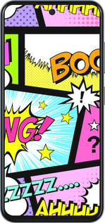 Силиконовый чехол Комикс 1 для ZTE Nubia V70 - 4407u-4083 изображение 