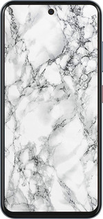 Силіконовий чехол Мармур білий для ZTE Nubia V70 - 4480u-4083 изображение 