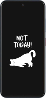 Силиконовый чехол Уставший кот для ZTE Nubia V70 - 4535u-4083 изображение 