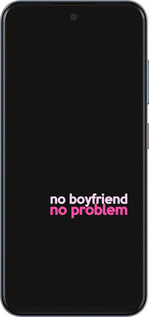 Силиконовый чехол no boyfriend no problem для ZTE Nubia V70 - 4549u-4083 изображение 